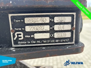 Volvo FH 2017 - FH16 750 6x2/4 i.c.m. KWB P3 oplegger met Hiab 1185 83 kraan immagine 41