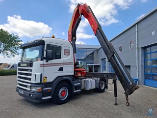 Scania G 2004 - 124G-420 / RETARDER / PALFINGER PK32080 / DOUBLE TANK / AIRCO / GOOD CONDITION / MANUAL / EURO-3 / 2004 bild 1