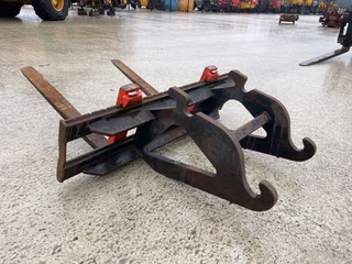 Palletvorken kraan 155cm 100cm CW30 aansluiting afbeelding 1 miniatuur