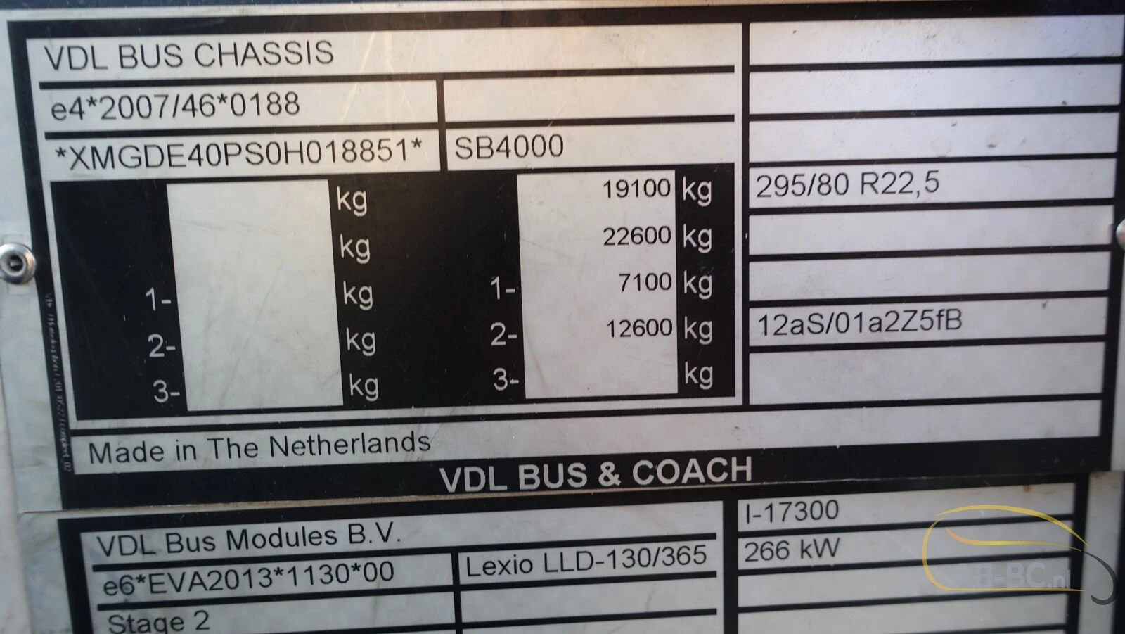 VDL Lexio - 61 Seats EURO 5 Original mileage 2013 afbeelding 39