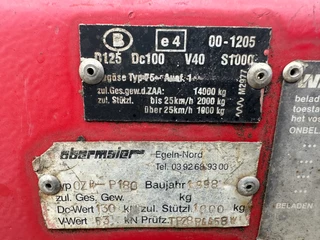 Obermaier N/A 1998 - BALLAST / 18.000KG / DRUMBRAKES obrazek 27