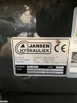 DAF 400 2016 - FAQ CF 8x2 Euro 6 HMF 26 Tonmeter laadkraan Just 190.212 km! obrazek 24
