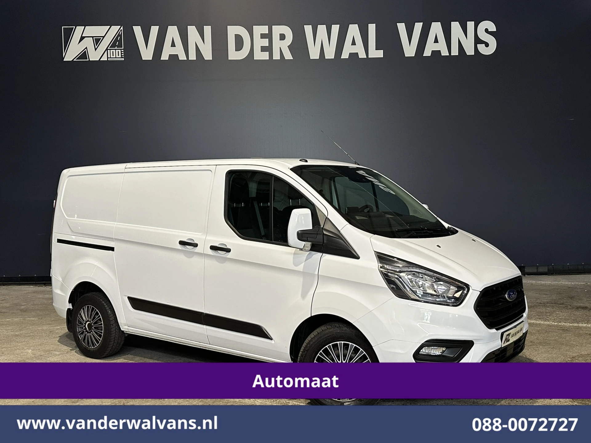 Ford Transit Custom 2019 - 2.0 TDCI 131pk Automaat L1H1 Euro6 Airco | Navigatie | Apple Carplay | Adaptieve Cruisecontrol afbeelding 1