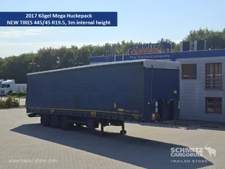 Kögel Semitrailer Curtainsider Mega 2017 te koop