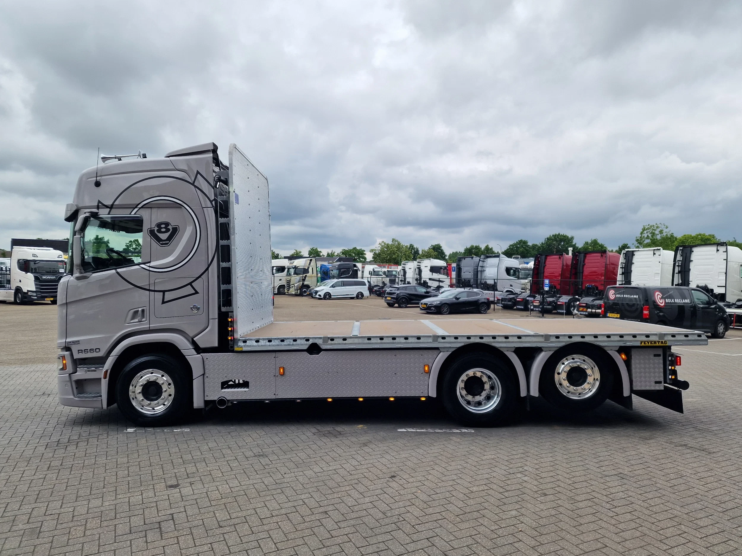 Scania R 2024 - R660 V8 NGS retarder - full air - WB435 - alcoa - steering axle afbeelding 8