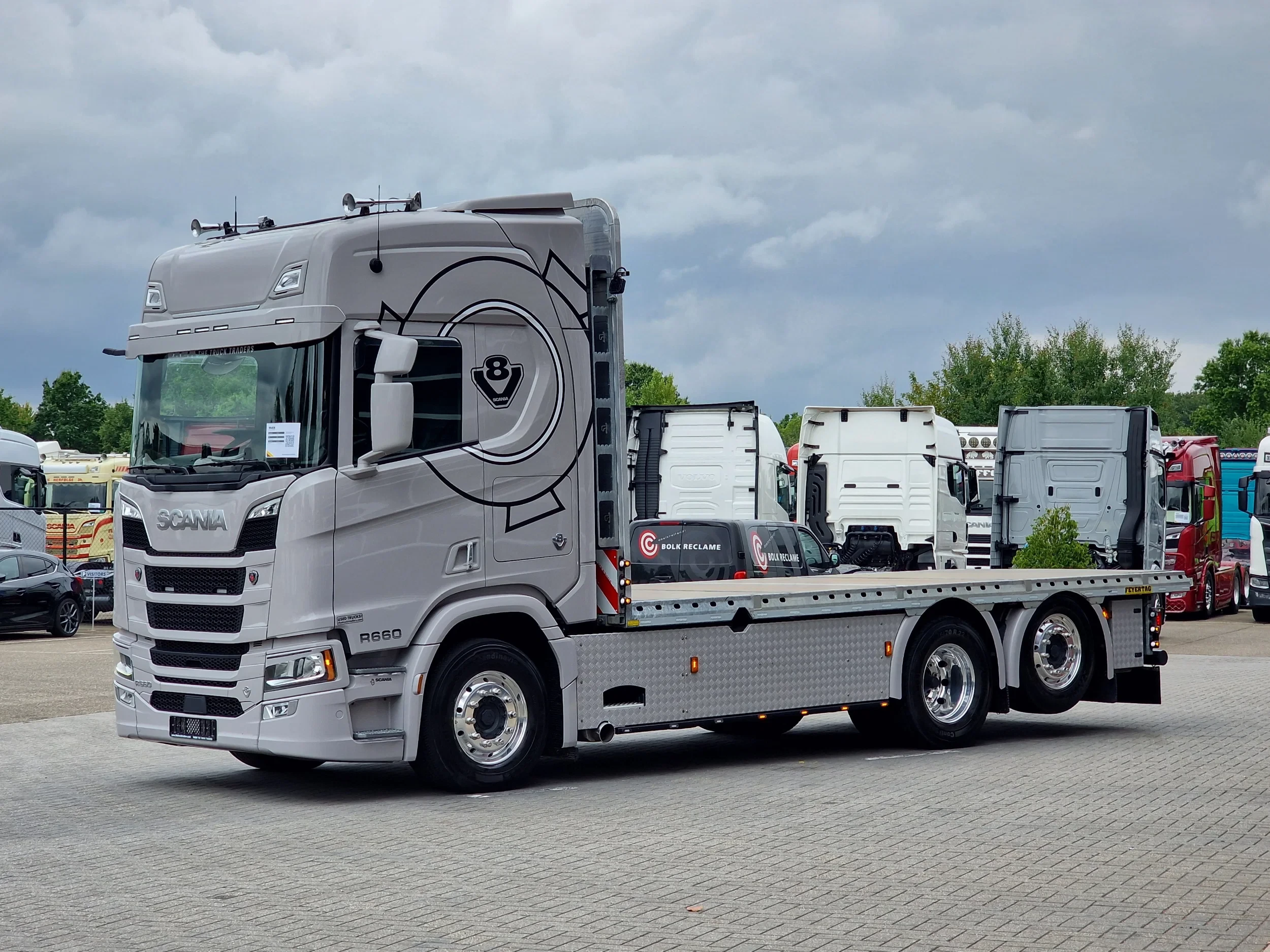 Scania R 2024 - R660 V8 NGS retarder - full air - WB435 - alcoa - steering axle afbeelding 7