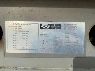 Gheysen en Verpoort N/A 2012 - S3620C / Extendable 2,5 m / Hydraulic Ramps / 36 Ton image 13