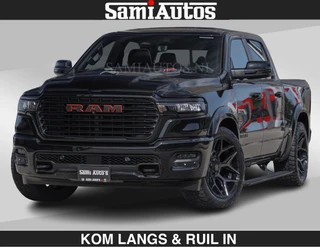 Dodge Ram Pick-Up 2024 - WIDE BODY | BLACK ON BLACK | PREMIUM EDITION | HUD | LUCHTVERING | PANO DAK | PASSAGIERS DISPLAY | BREDE WIELEN | te koop