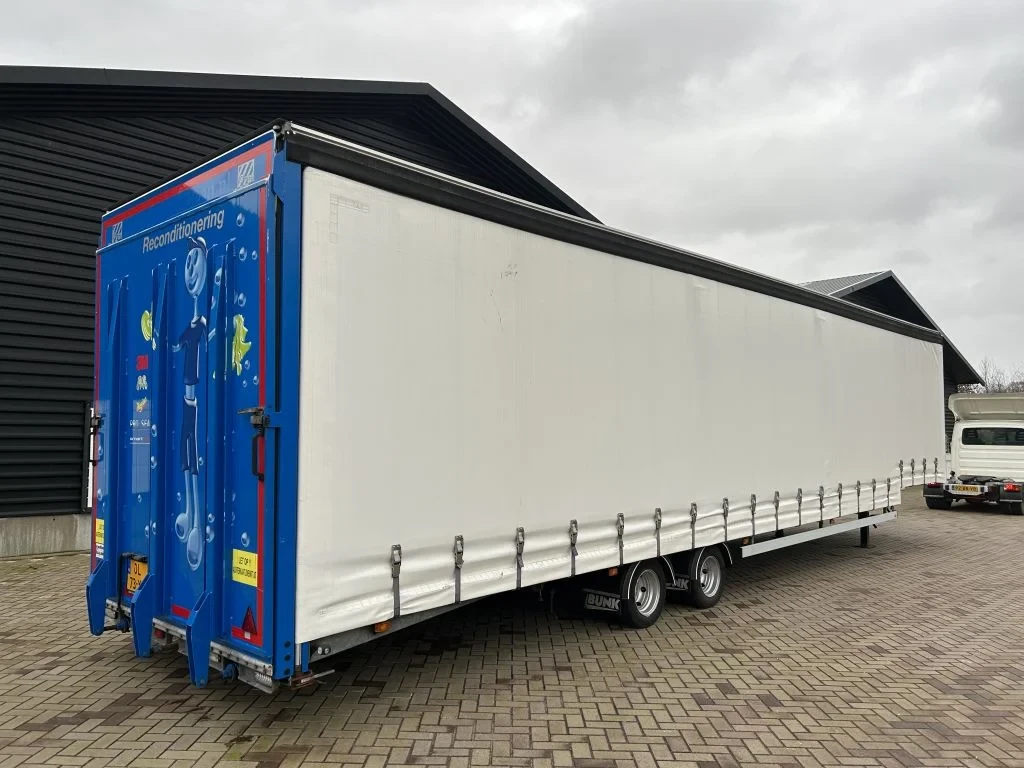 Bunk 2013 - Be oplegger auto transporter gesloten 8 ton schuifzeilen afbeelding 5