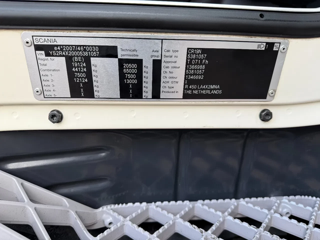 Scania R 2015 - R450 4X2 with Gardner Denver Compressor/Retarder obrázek 6