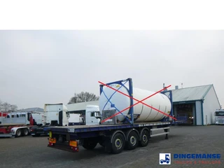Tirsan 3 axle Platform trailer 2004 изображение 3 миниатюра