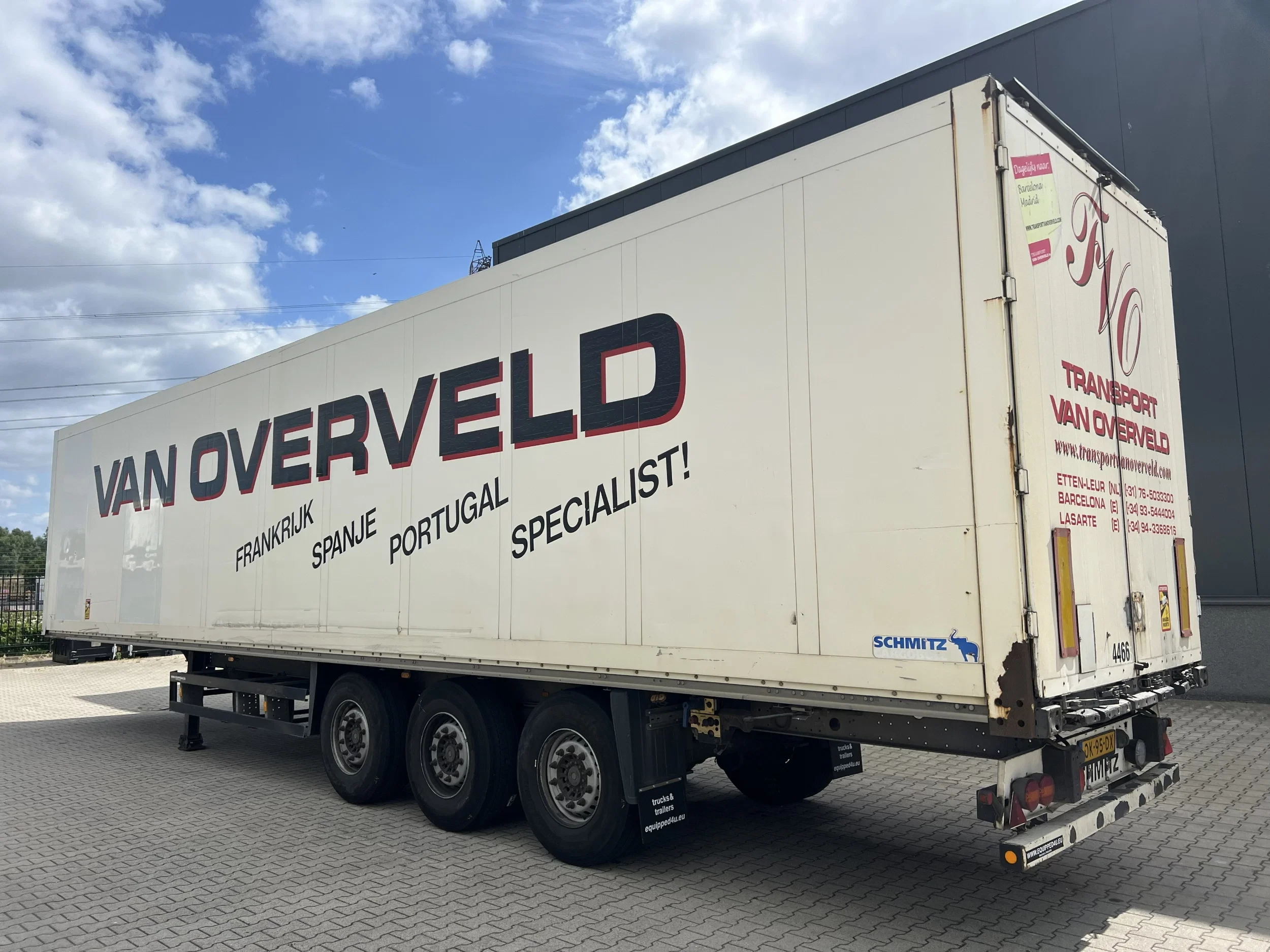 Schmitz Cargobull SKO 24 2008 - SKO24 / SAF DISC / 2x LIFTAXLE / GALVANIZED / NL-TRAILER afbeelding 4