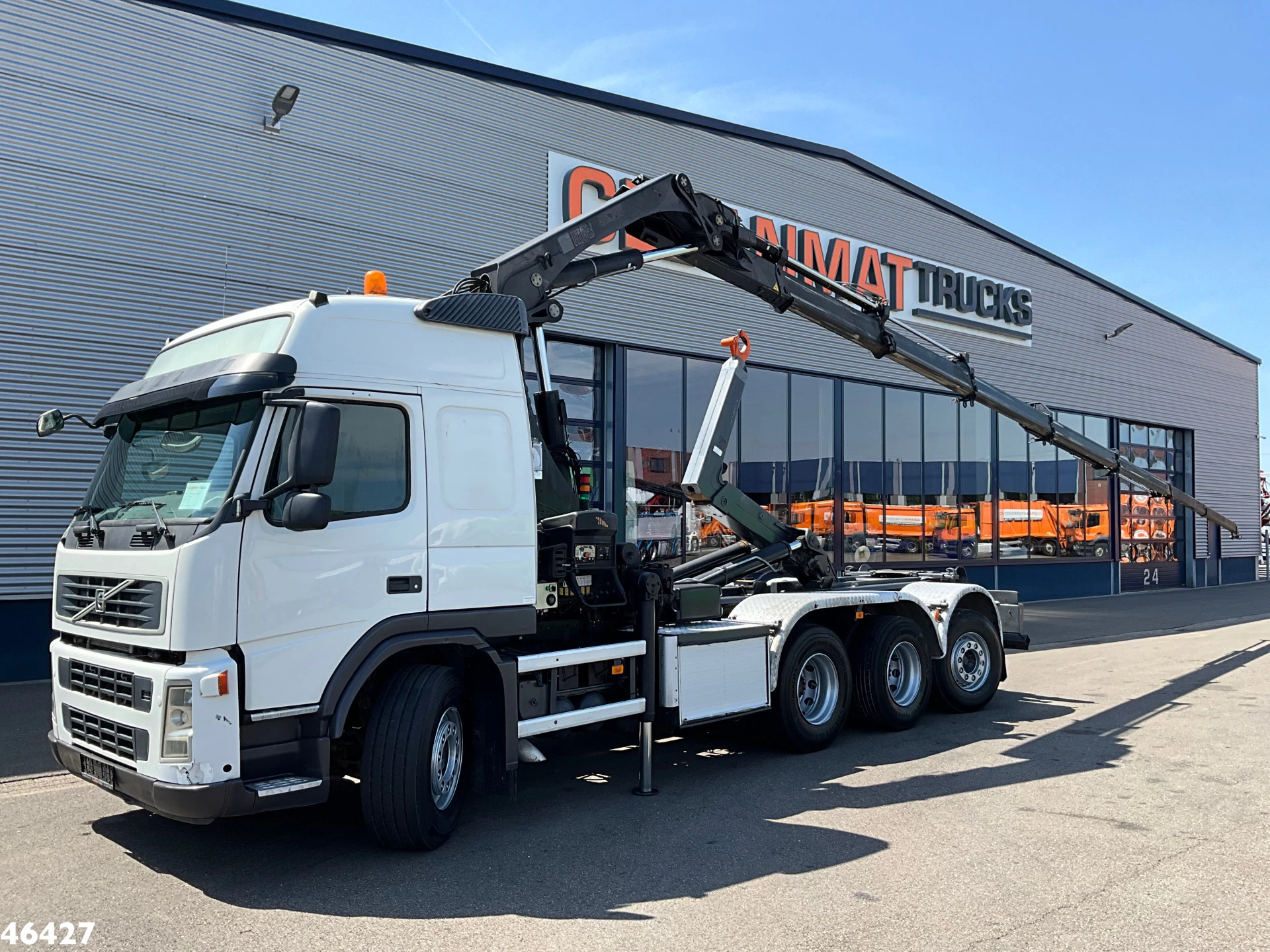 Volvo FM 480 8x4 Hiab 28 Tonmeter laadkraan 2008 afbeelding 1