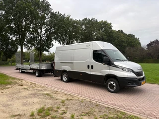 Iveco 50C21 2021 - HI MATIC lucht geremd 11.9 ton -schamel aanhangwagen 7 TON afbeelding 2 miniatuur