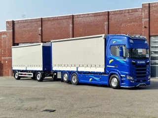 Scania S 2017 - S500 NGS Highline 6x2 Tautliner - Full air - Retarder + Wecon aanhanger 2017 te koop