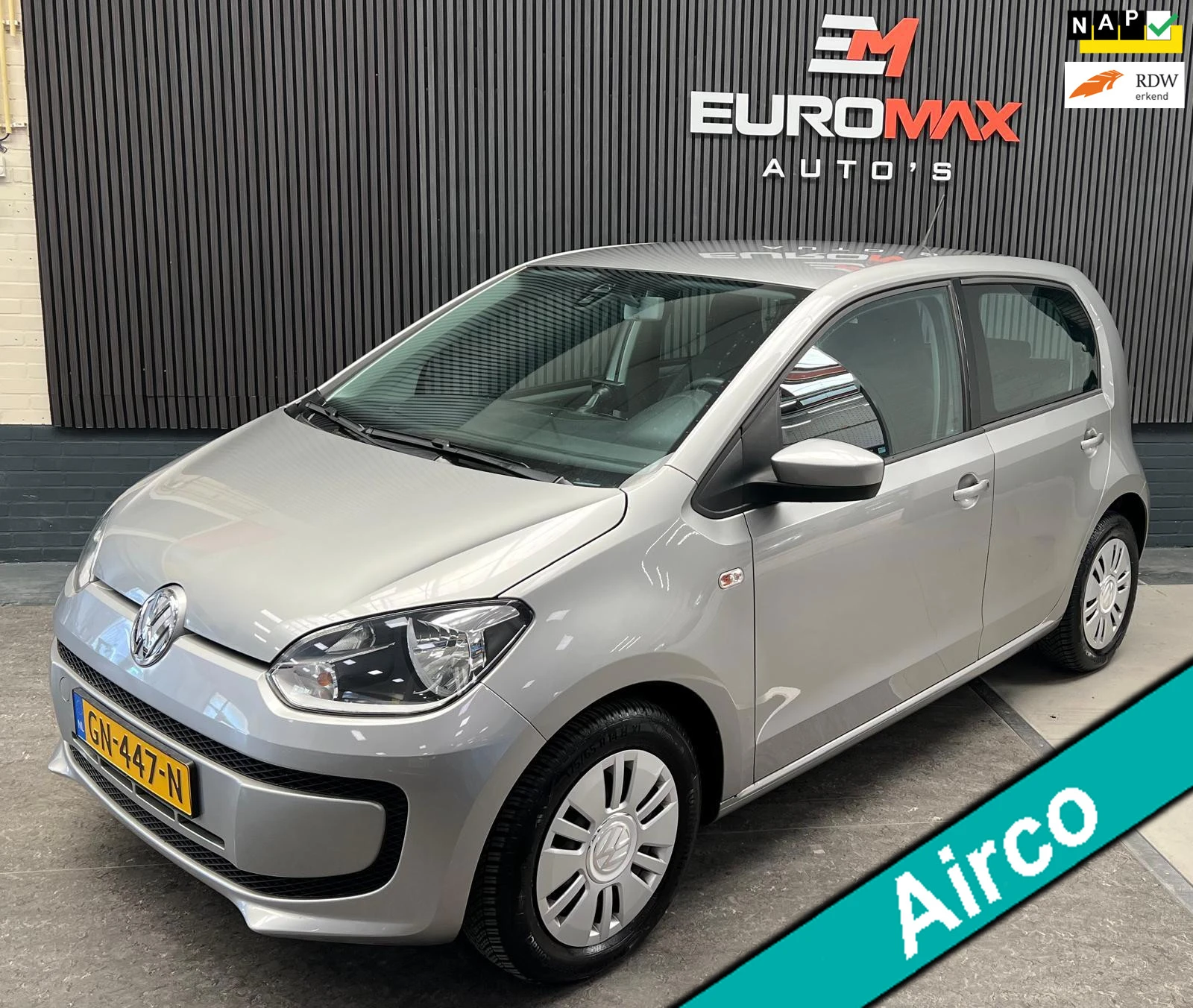 Volkswagen up! 2015 - 1.0 move up! 1e Eigenaar - NAP - Airco - Koppeling verv obrázek 1