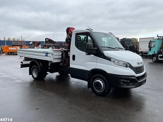 Iveco Daily 2024 - 72C18 HMF laadkraan 3,4 Tonmeter laadkraan + Meiller 3-zijdige kipper New & Unused!! obrazek 8