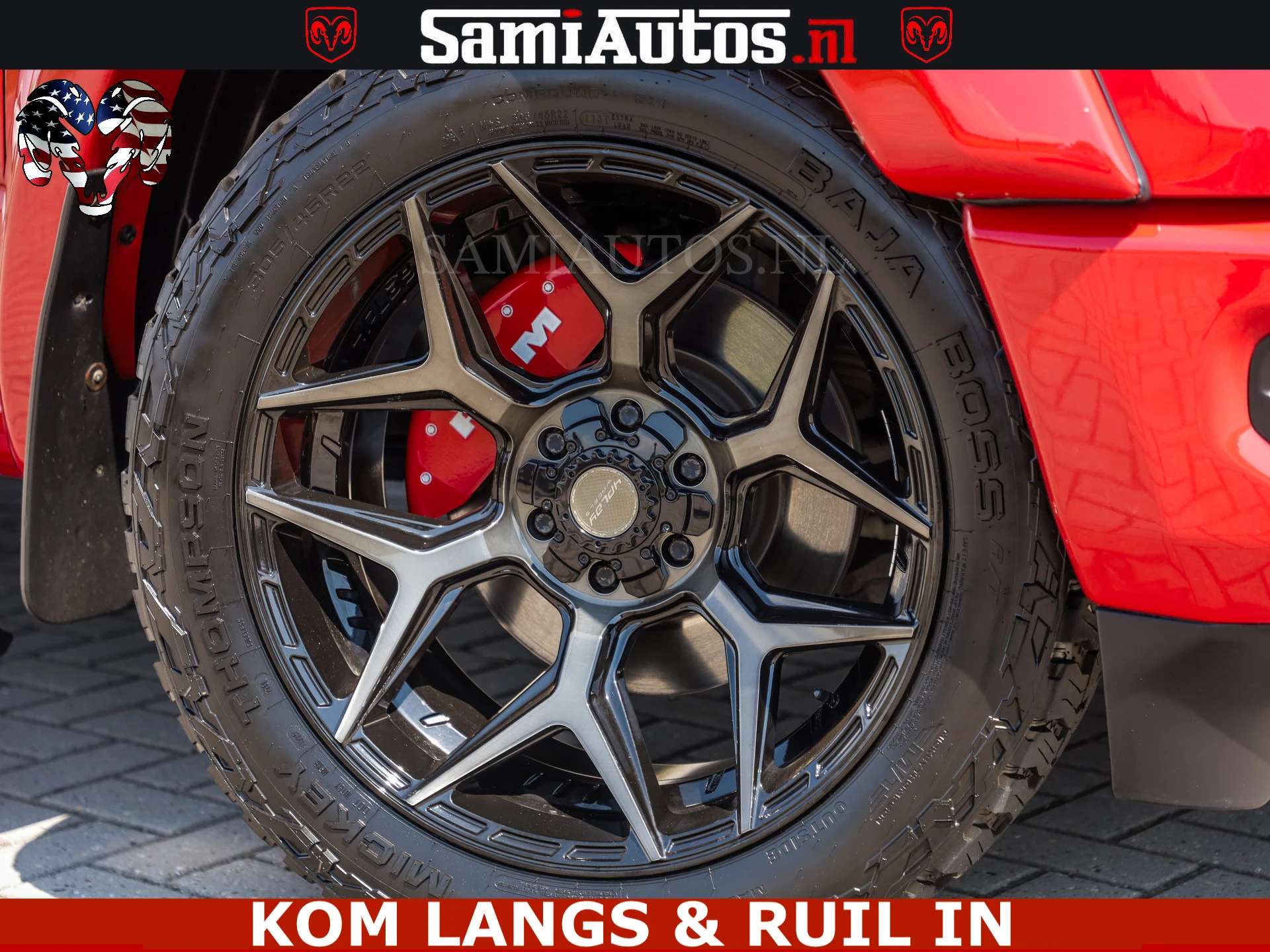 Dodge Ram Pick-Up 2024 - GT TRX PACK | 5.7 V8 HEMI | FLAME RED | HULK PACK | LUCHTVERING | MEGA DIK | DC | afbeelding 9