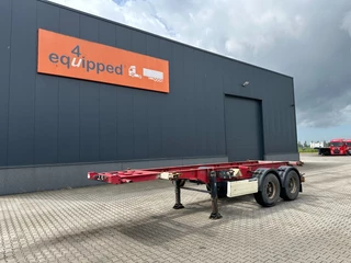 Krone N/A 2009 - 2-assig 20FT chassis / BPW + trommel / luchtvering / leeggewicht: 3.180kg for sale