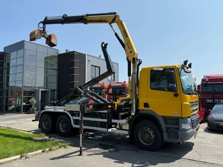 DAF CF 85.410 2010 - 6X4 - EURO 5 + PALFINGER PK15500 + REMOTE + PALFINGER HOOK bild 3