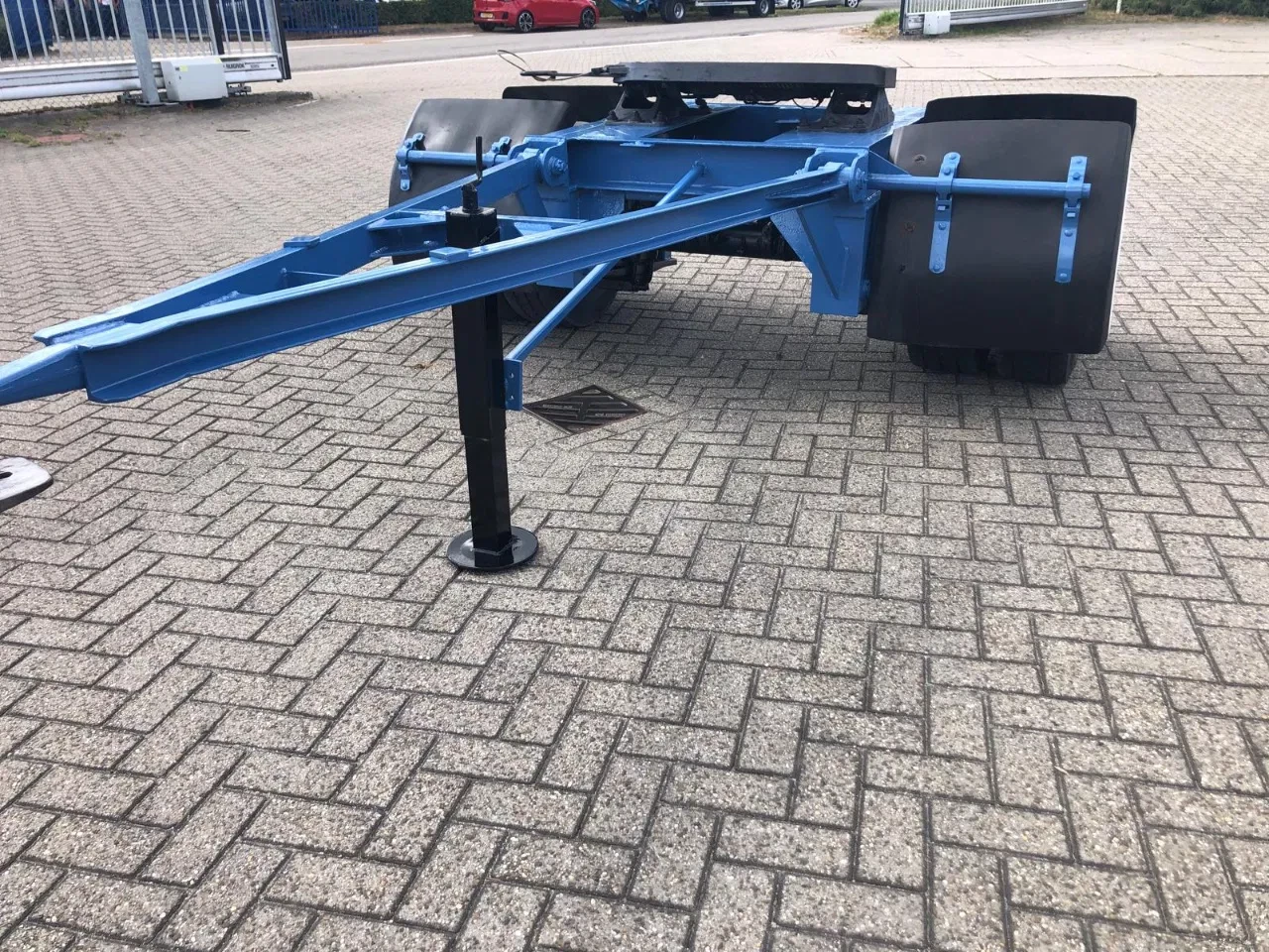 Diversen - Enkel as Dolly 10T - Blauw "Groenewegen" - Schotelhoogte: 100 cm afbeelding 5