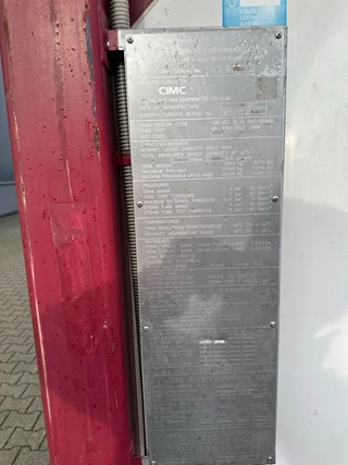 CIMC tankcontainers N/A 2017 - 20FT ISO / 25.040L / L4BN / T12 / steam heating / bottom discharge / 2.5Y-TEST/CSC: 03/2027 immagine 13