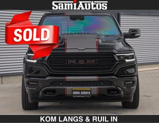 Dodge Ram Pick-Up 2021 - LIMITED | TRAINHORN | | HUD | UITLAATKLEP | LUCHTVERING | STRIPING | PANODAK | BOM VOL | BLAUW VOORRUIT | afbeelding 2 miniatuur