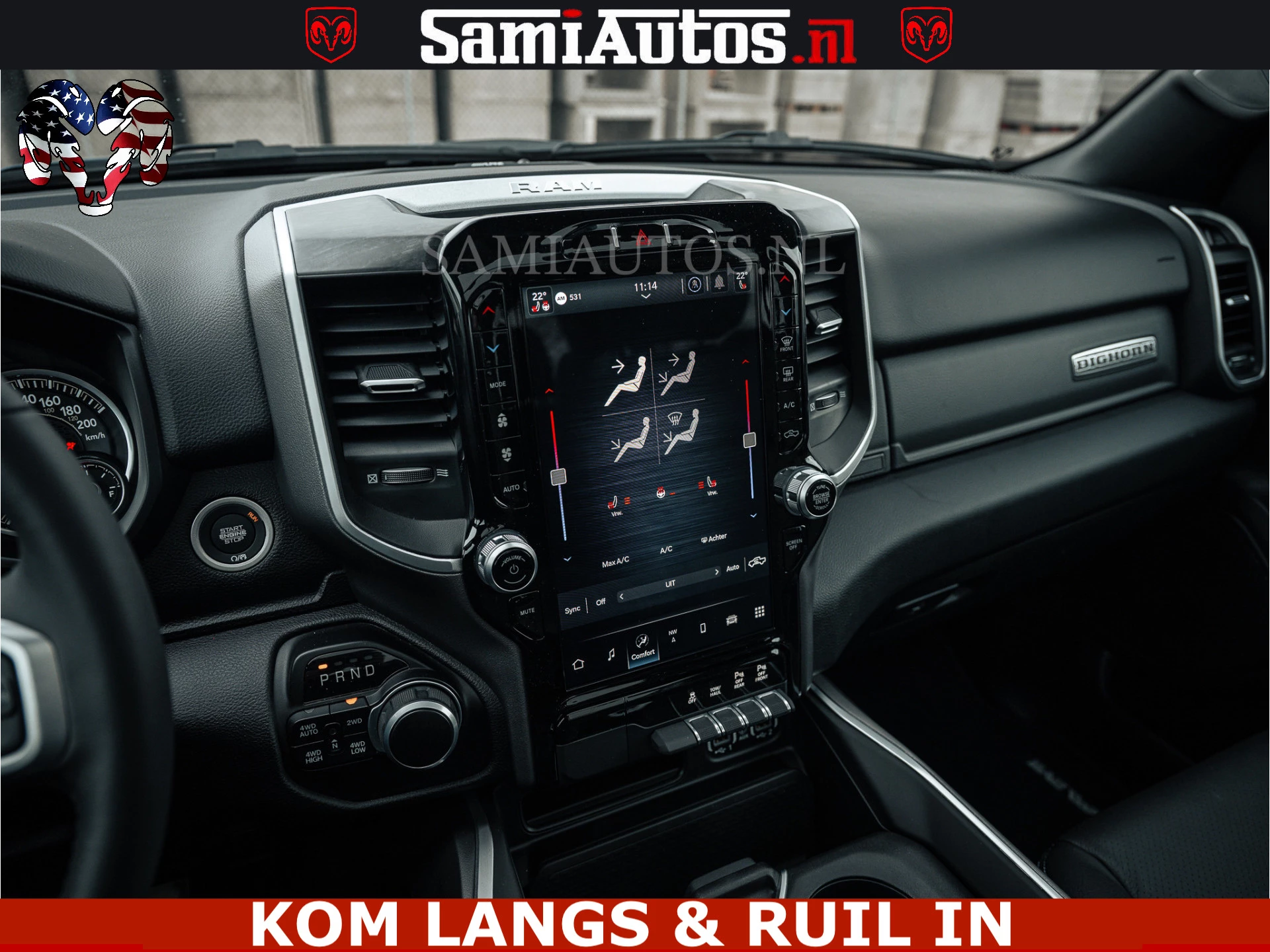 Dodge Ram Pick-Up 2024 - SPORT | 5.7 V8 4x4 HEMI | PANORAMA DAK | GROOTSCHERM 12 INCH | LPG | Patriot Blue immagine 28