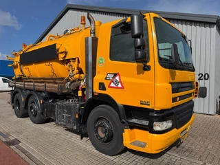 DAF 85 2004 - CF85-340 Press & Vacuum (Combi) 12.0 M3 , Nash Pump, Kipper te koop