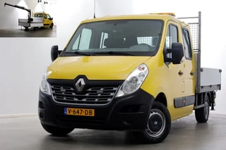 Renault Master 2016 - T35 2.3 dCi 130pk E6 L2H1 D.C. Open Laadbak + HIAB 013T Kraan 12-2016 in vendita