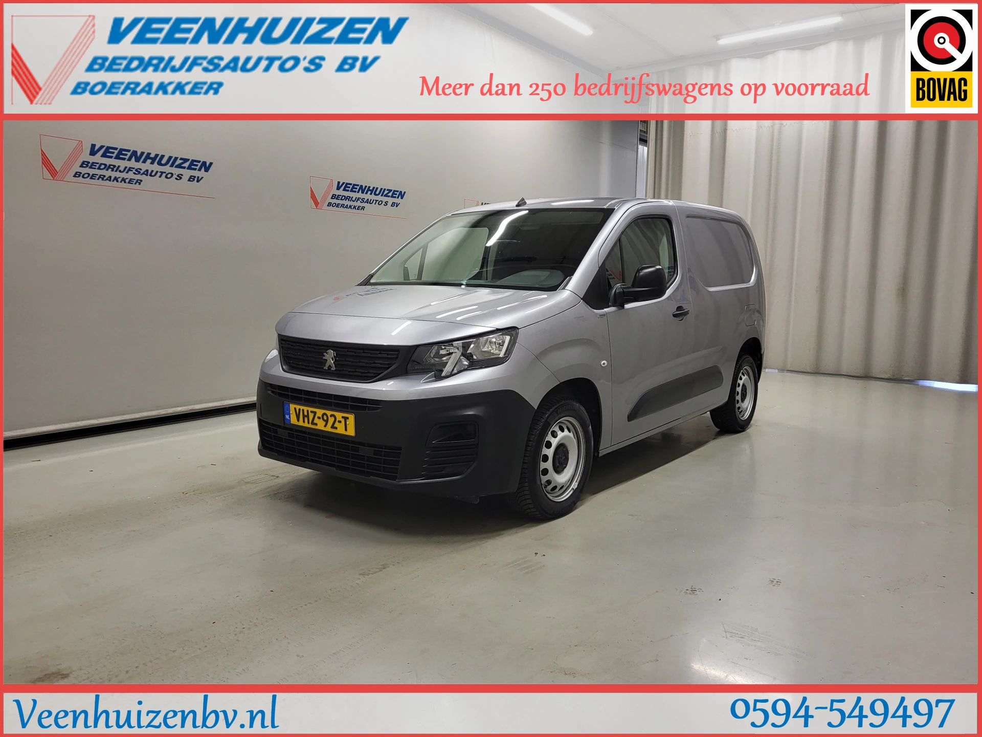 Peugeot Partner 2021 - 1.5BlueHDI 100pk Euro 6! afbeelding 1