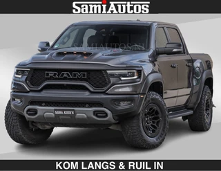 Dodge Ram Pick-Up 2022 - TRX HELLCAT 712 PK 6.2 V8 | BOM VOL | GRANITE MET ZWART LEDER RODE STIKSELS | te koop
