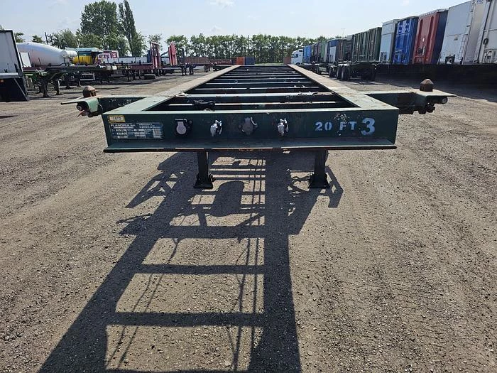 FLANDRIA 2 AXLE 20 FT CHASSIS STEEL SUSPENSION ROR DRUM 1996 image 7