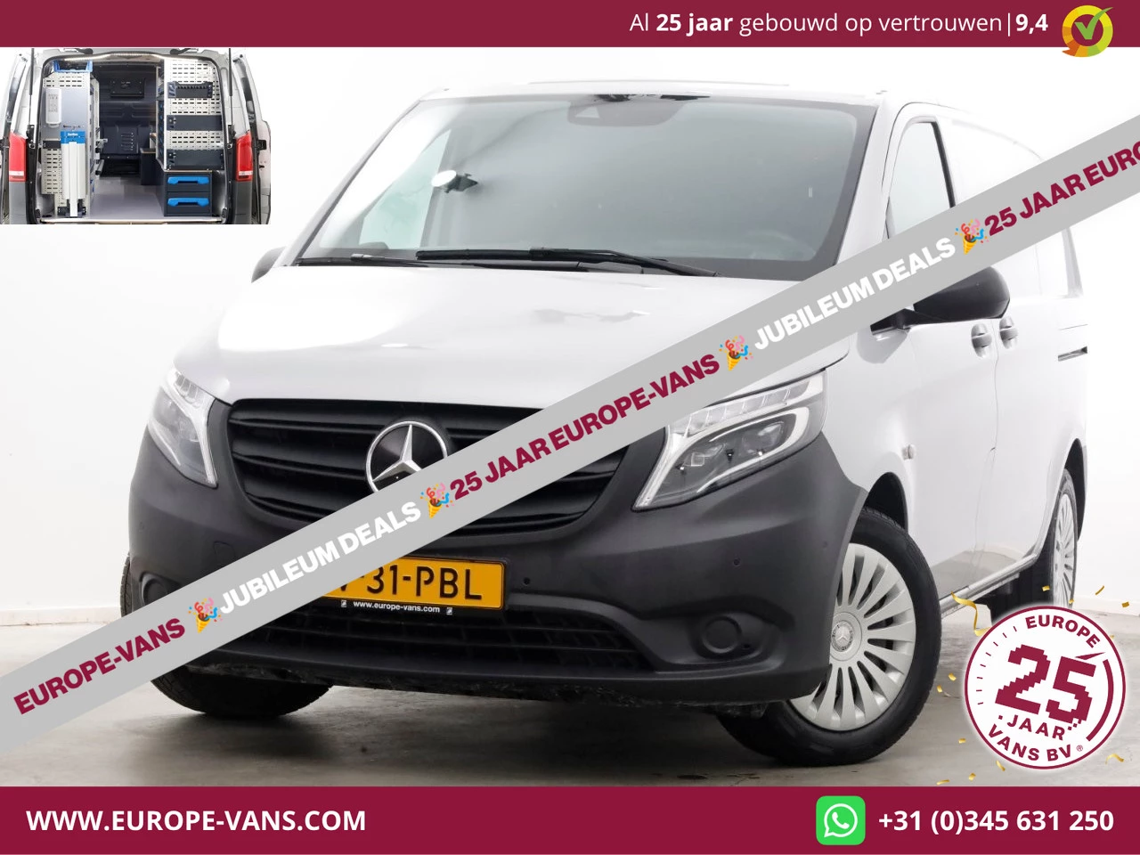 Mercedes-Benz Vito 2022 - 114 CDI 136pk Compact 9G Automaat 2x Schuifdeur/LED/Camera/Inrichting 11-2022 immagine 1