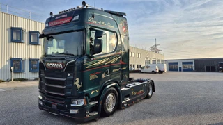 Scania S 2017 - S580 V8 NGS - 4x2 - full air - retarder - alcoa afbeelding 2 miniatuur