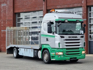 Scania R 2008 - R380 4x2 - Car transport / Flatbed - Ramp - Full air - Night clima afbeelding 2 miniatuur