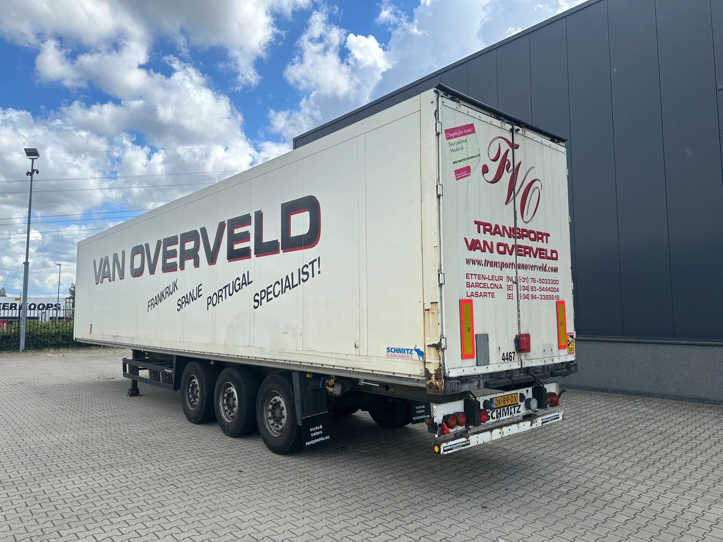 Schmitz Cargobull 2008 - SKO24 / SAF DISC / 2x LIFTAXLE / GALVANIZED / NL-TRAILER afbeelding 3
