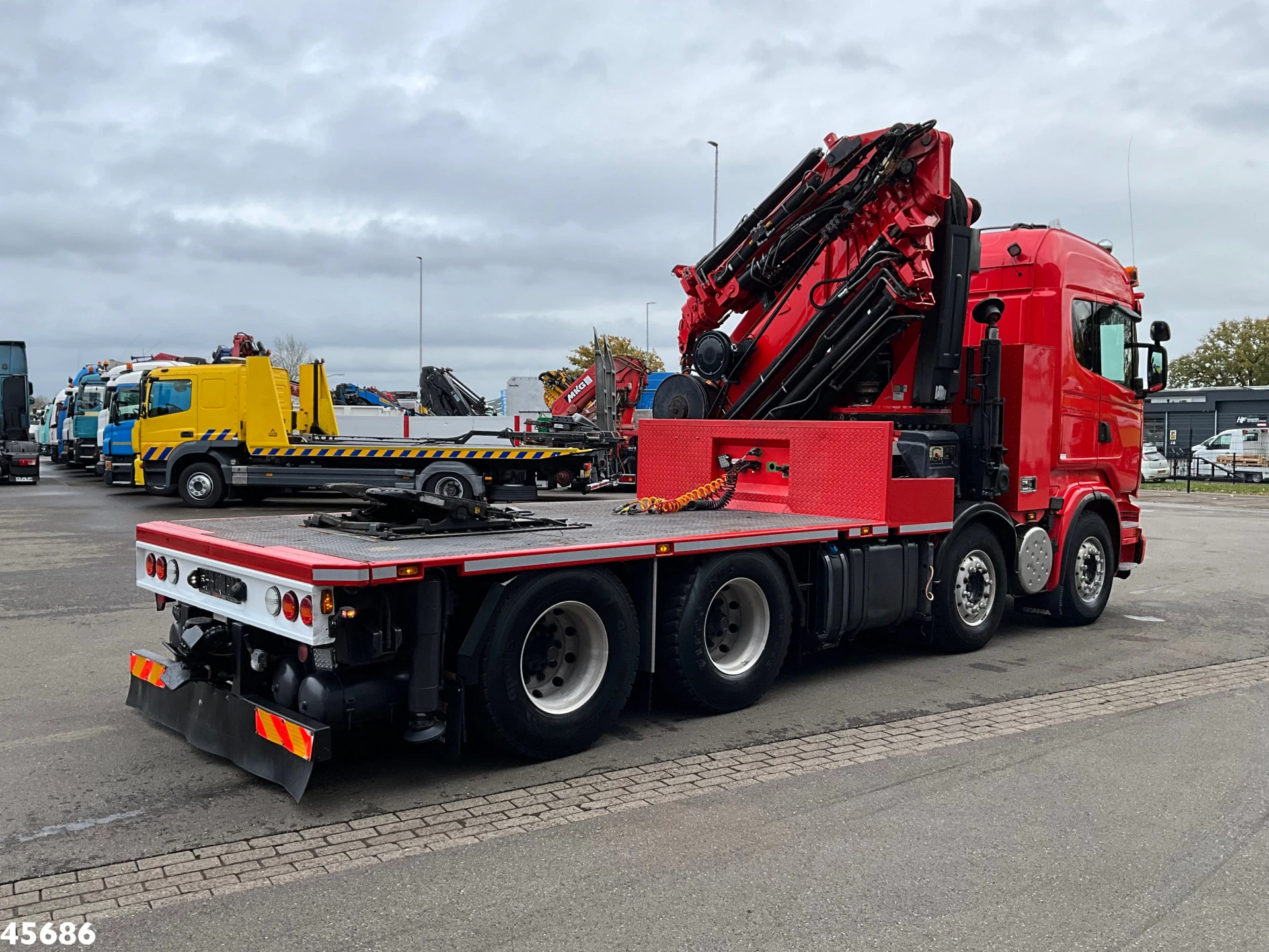 Scania R 2008 - R620 V8 8x4 Hiab 105 Ton/meter laadkraan + Fly-Jib! imagen 4