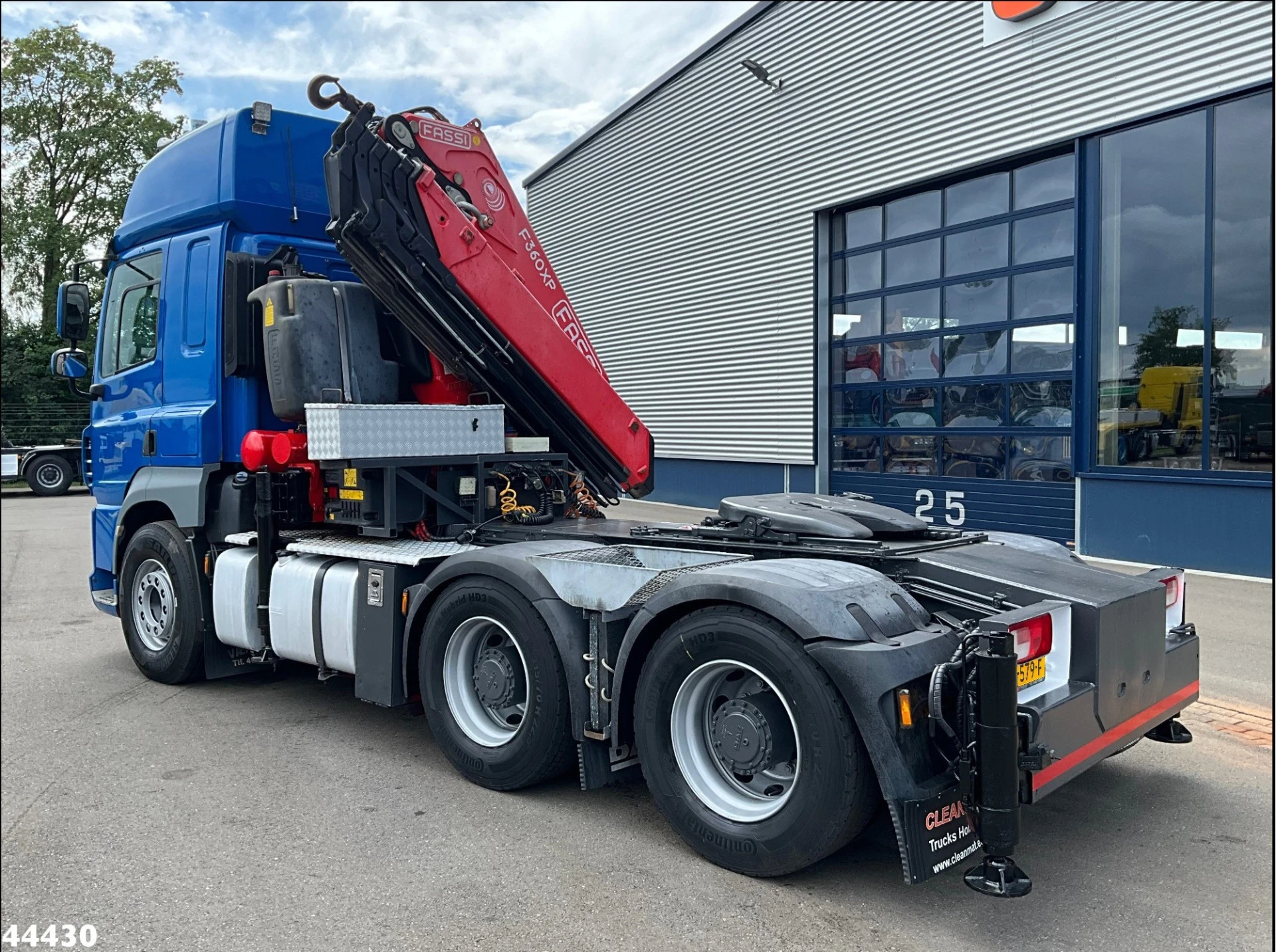 DAF FAT 85.510 6x4 Euro 6 Retarder Fassi 36 Tonmeter laadkraan 2015 afbeelding 4
