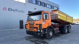 Scania 92 M (MANUAL PUMP / 6X4 / STEEL SUSP. / LAMES / POMPE MANUELLE) EL24476