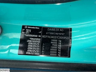 Mercedes-Benz Actros 2019 - 1848 EURO 6, Retarder, Hydrauliek, Standairco image 7
