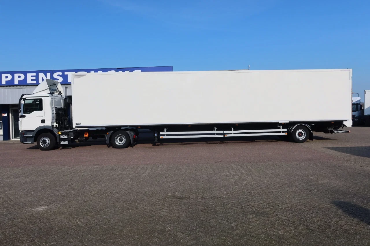 HEIWO TGM 15.290 2020 - Trekker + Heiwo city trailer geïsoleerd + klep 2500 kg afbeelding 2