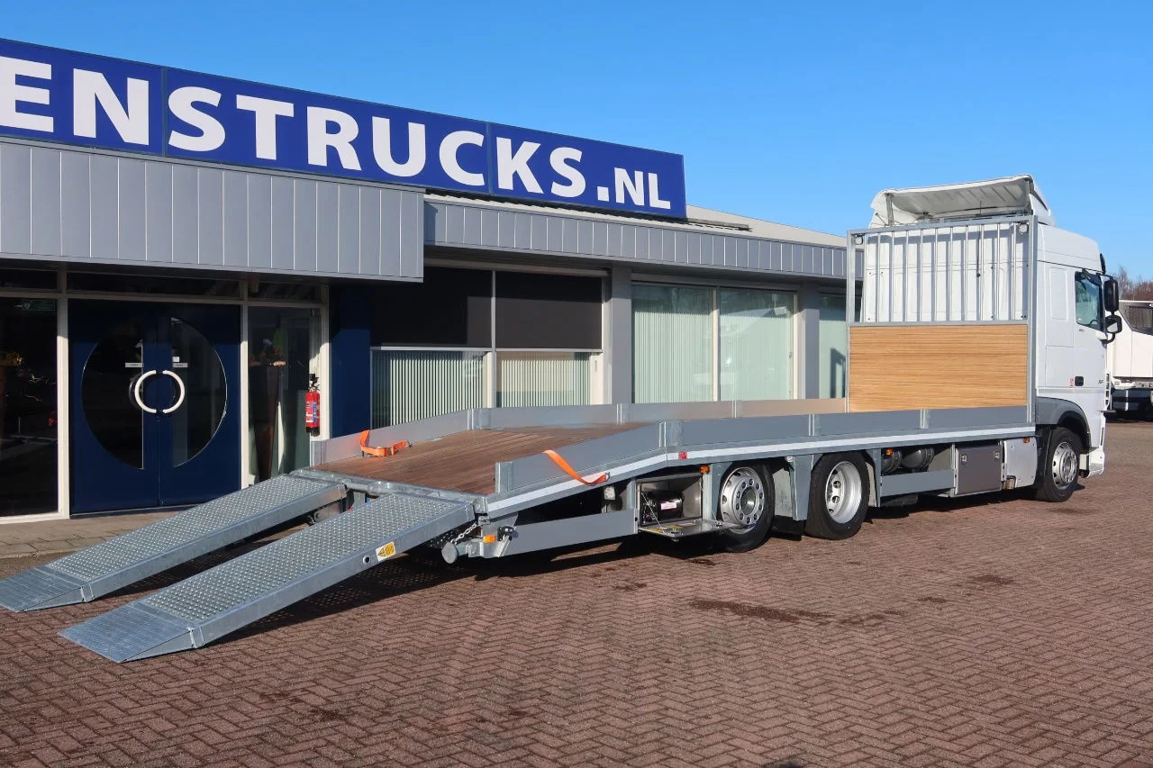 DAF XF 450 2021 - 6x2 Oprijwagen vloerhoogte 100 cm + 2x bed + lift as afbeelding 12