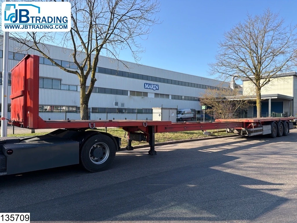 Lecitrailer 2008 - open laadbak 38,000 kg, 7.02 m extendable afbeelding 1