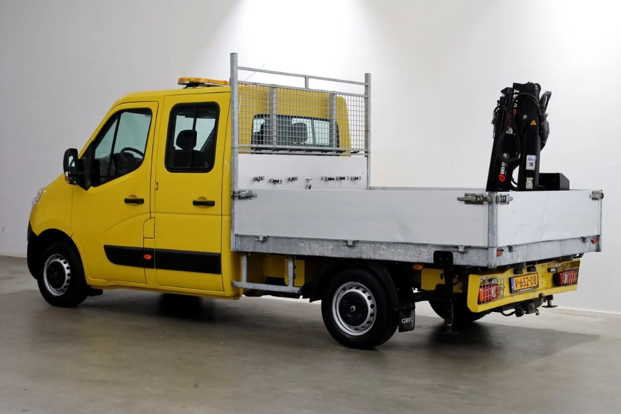 Renault Master 2016 - T35 2.3 dCi 130pk E6 L2H1 D.C. Open Laadbak + HIAB 013T Kraan 12-2016 imagen 12