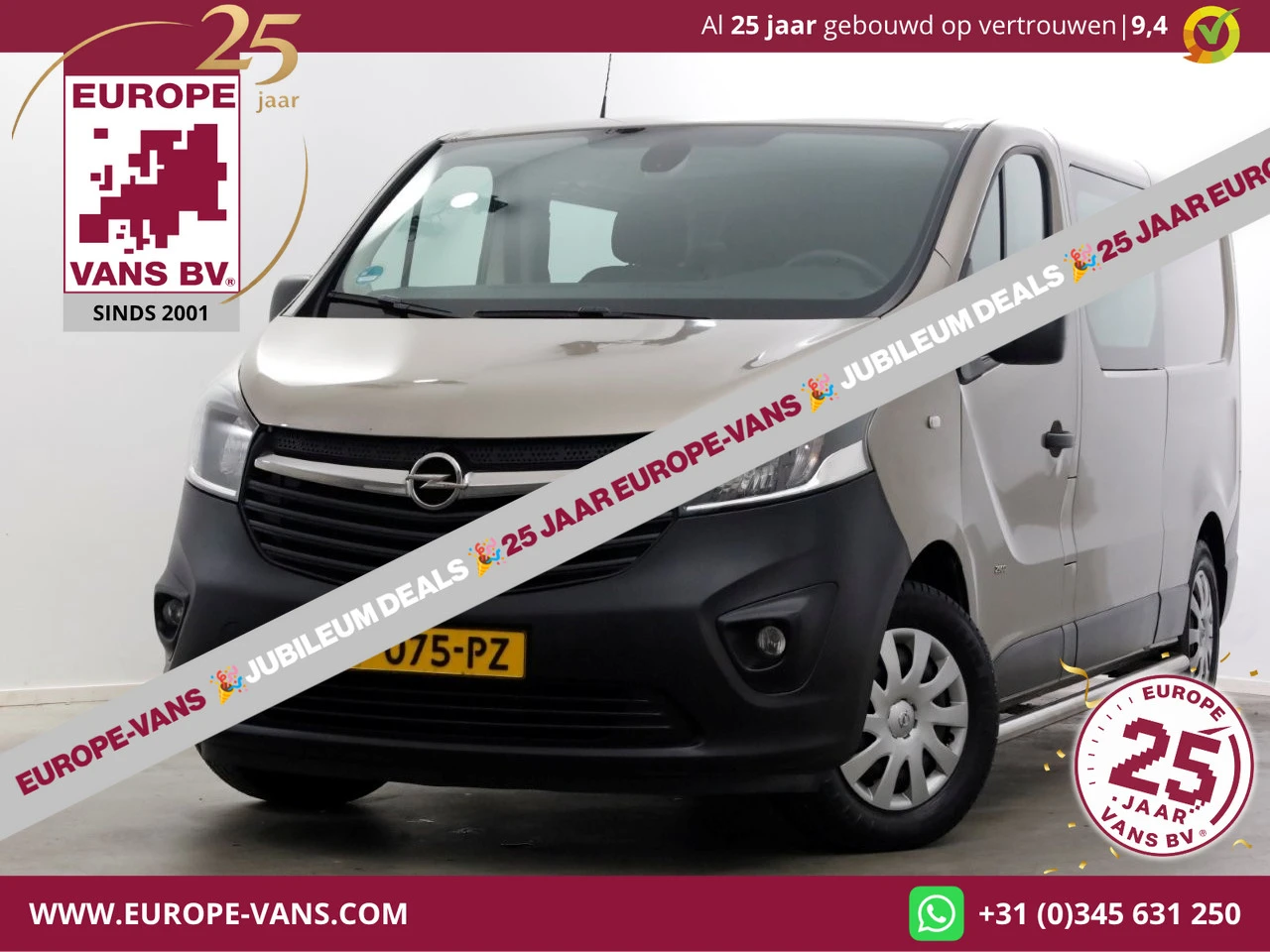 Opel Vivaro 2018 - 1.6 CDTI 125pk E6 L2H1 D.C. Edition Airco/Navi/Camera 06-2018 afbeelding 1