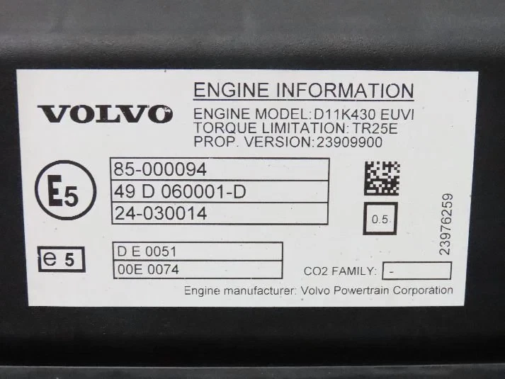 Volvo - 23639097 Motor D11K430 E6 Volvo immagine 3