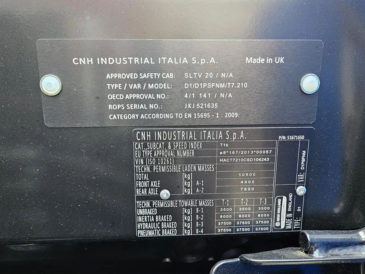 New Holland T7.210 2025 - Range command 50 km/h afbeelding 22