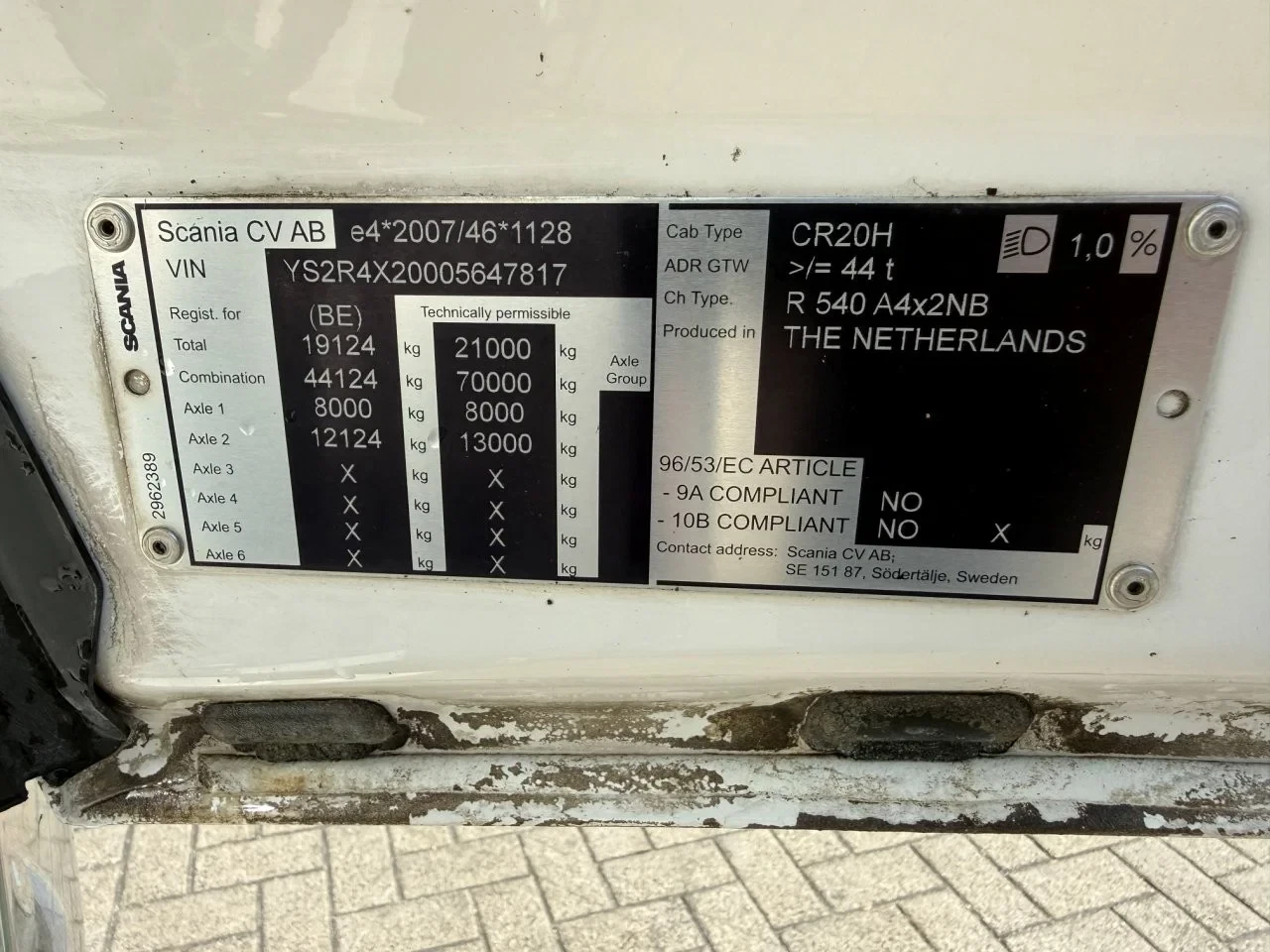 Scania R 2022 - NGS R540 / ENGINE RUNNING / PARK-COOL / RETARDER / 44 TON / FULL AIR / AUTOMATIC / EURO-6E / 2022 immagine 23