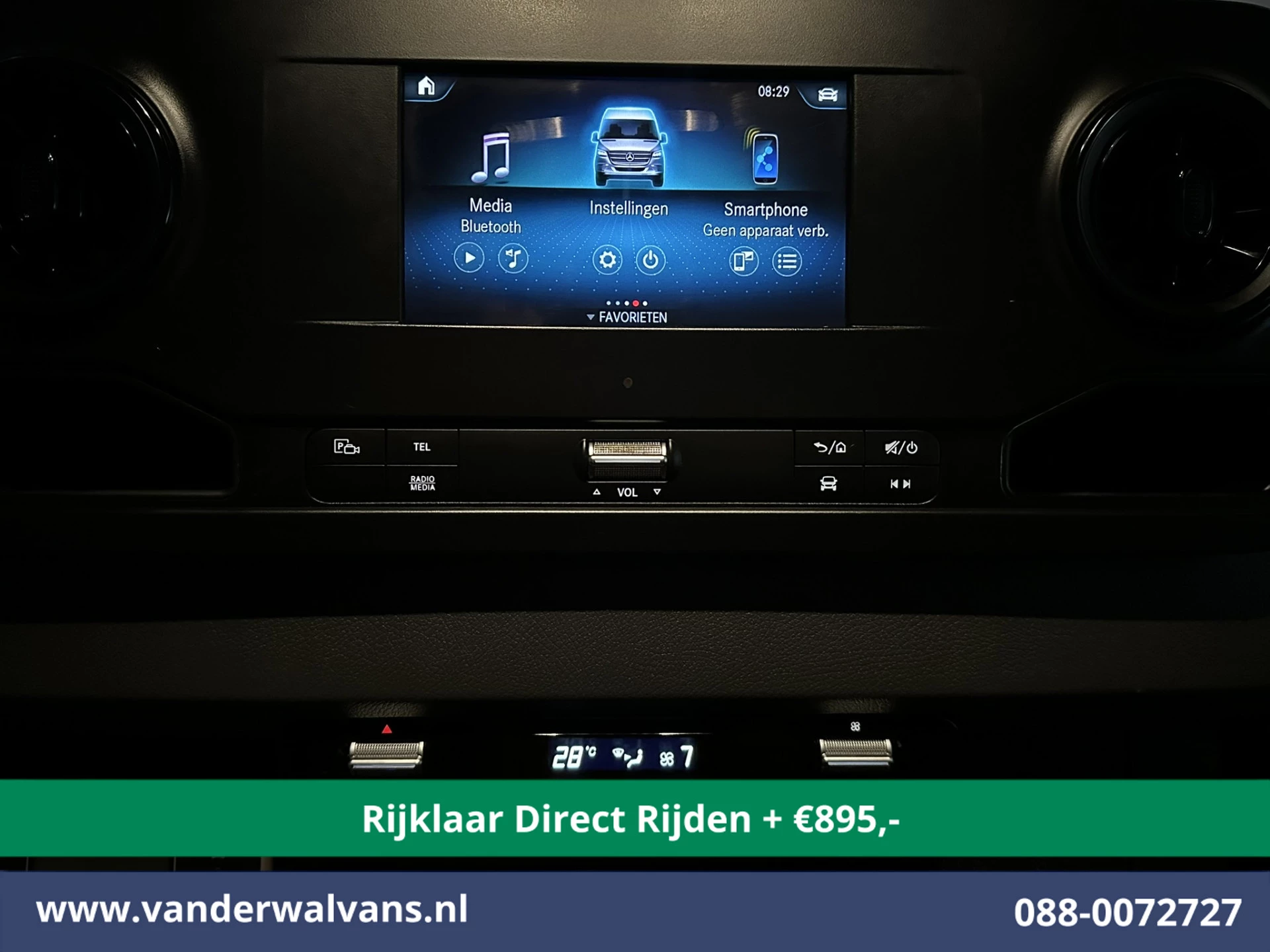 Mercedes-Benz Sprinter 2019 - 316 CDI 163pk 3500kg Trekhaak *Rijklaar Direct Rijden* L2H1 Euro6 Airco | Camera | Apple Carplay image 15